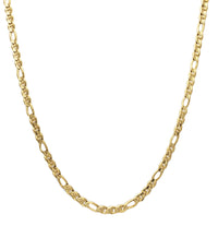 ʻO ka lei Solid Figaro & Mariner Necklace (14K)