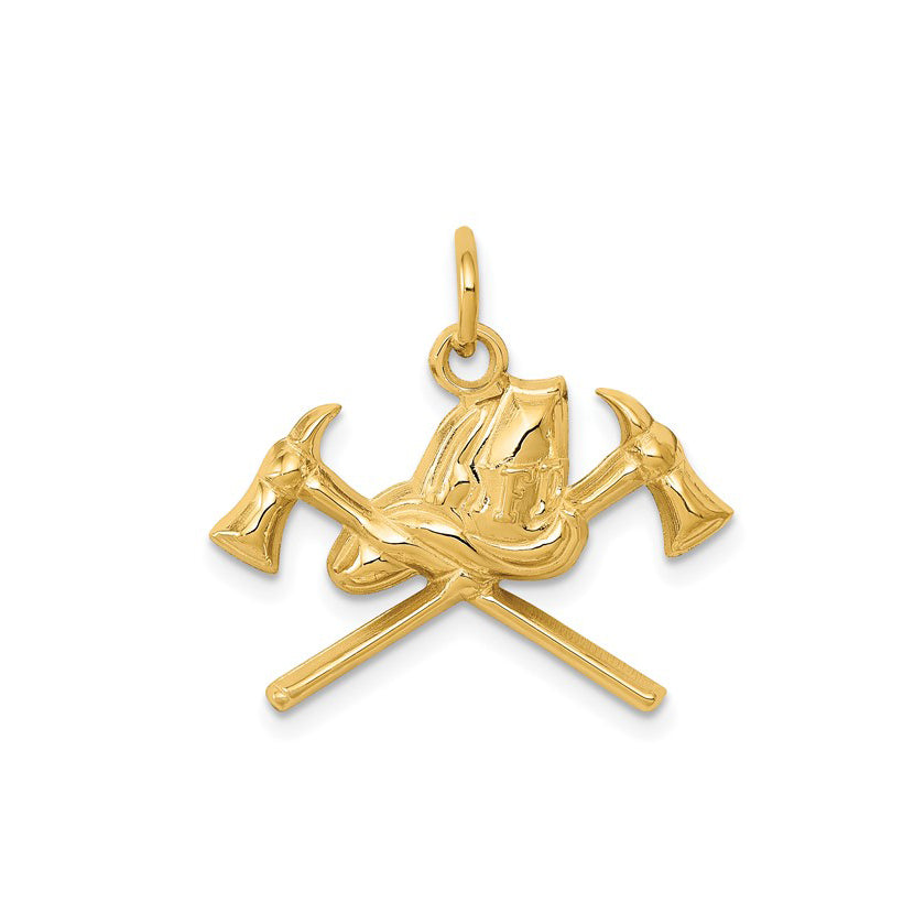 Fire Department Pendant (14K)