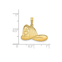 Firefighter Hat Pendant (14K)