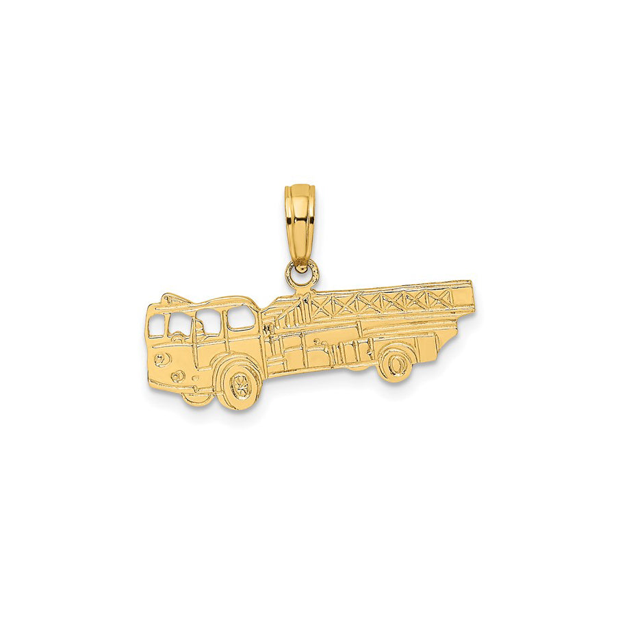 Fire Truck Pendant (14K)