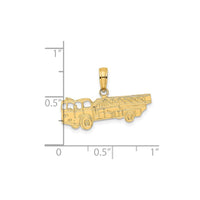 Fire Truck Pendant (14K)