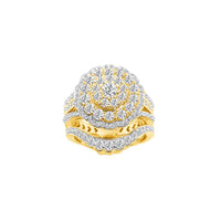 Two-Piece Flower Diamond Ring (14K)
