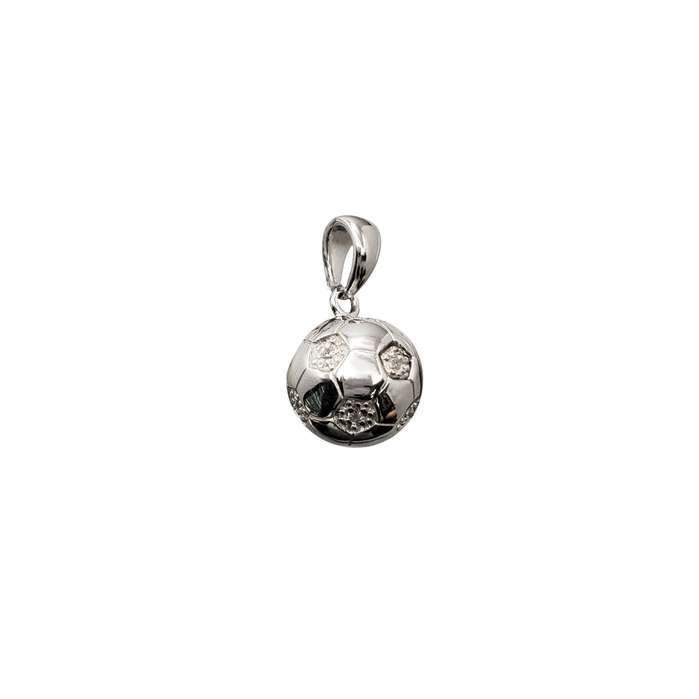 Football Pendant (Silver)