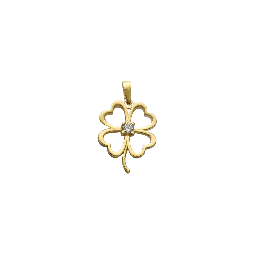 Four-Leaf Clover Pendant (14K)