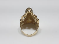 טבעת גאנשה 14K Ganapati Vinayaka - Popular Jewelry