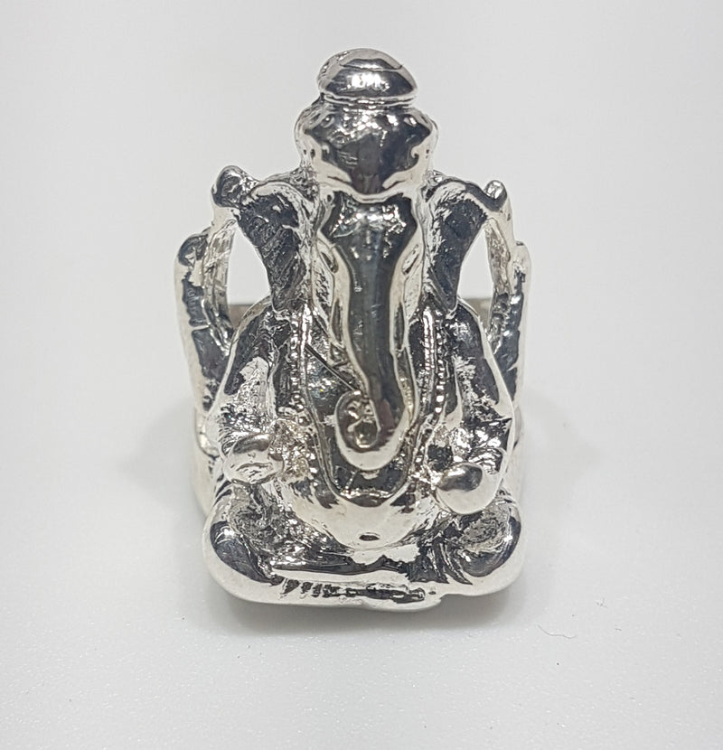 Ganesha Ring Sterling Silver - Popular Jewelry