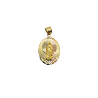 Oval Shape Guadalupe Pendant (14K)