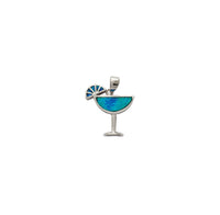 Cocktail / Margarita Cup Pendant (Silver)