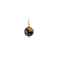 Enameled Globe Pendant (14K)