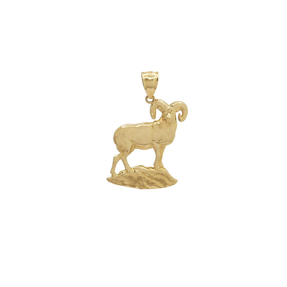 Bighorn Ram Pendant (14K)
