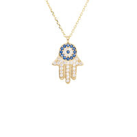 Necklace Charm Hamsa (14K)