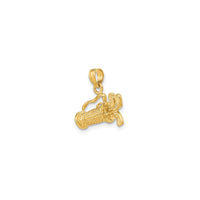 Golf Bag with Club Pendant (14K)