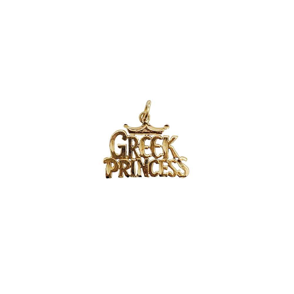 Greek Princess Pendant (14K)