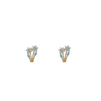 Flower Stud Earring (14K)