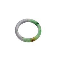 Light Green & Purple Jade Bangle