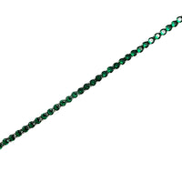 立方氧化锆绿石网球款手链（银色）