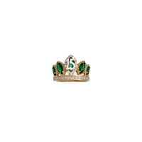 15 ára afmælisdagur Crown-Tiara hringur (14K)