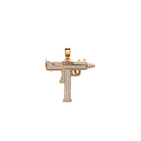 Mini UZI CZ Pendant (14K)