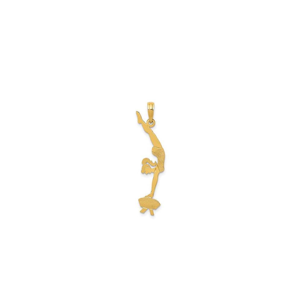 Gymnast Pendant (14K)