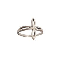 Plain Cross Ring (Silver)