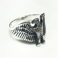 Antik Hawk Ring (Kumush) - Popular Jewelry
