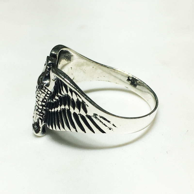 Antique Hawk Ring (Silver) - Popular Jewelry