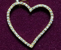 Heart Outline CZ Privjesak 14K - Lucky Diamond 恆福珠寶金行 New York City 169 Canal Street 10013 Zlatarnica Playboi Charlie Chinatown @luckydiamondny 2124311180