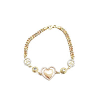 Heart Fancy Bracelet (14K).