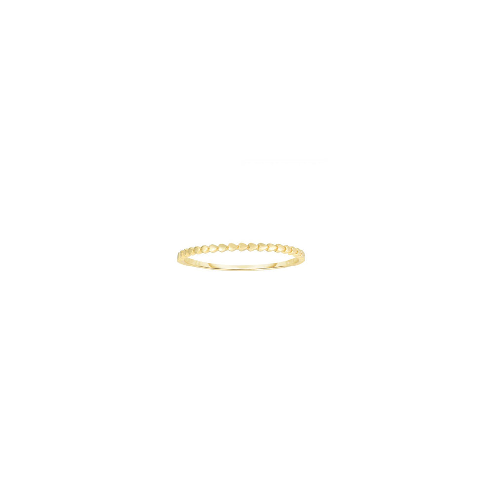 Hearts Band Ring (14K)