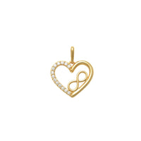 Heart Infinity Pendant (14K)