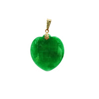 Heart Jade Pendant (14K)