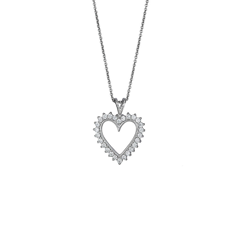 Heart Necklace (Silver)
