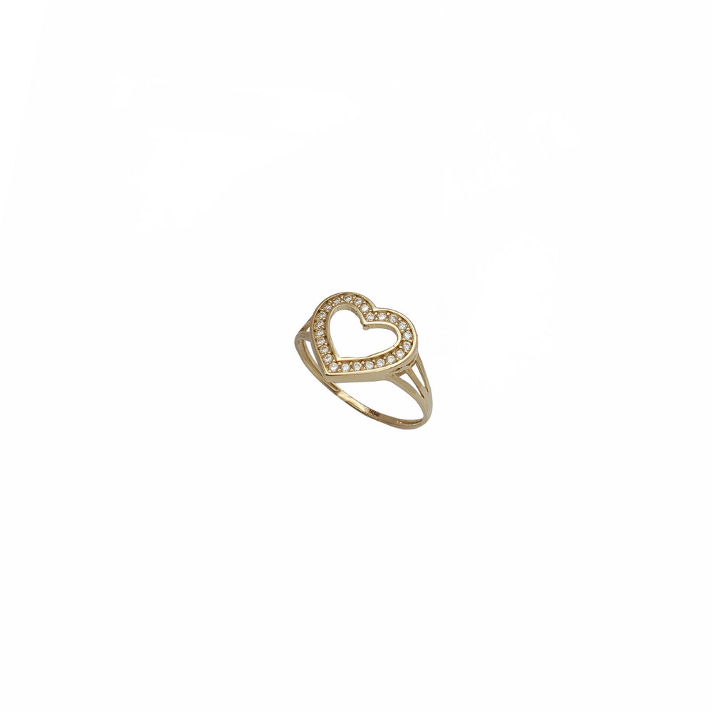 Heart CZ Ring (14K)