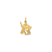 Hockey Goalie Pendant (14K)