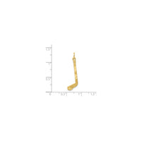 Hockey Stick Pendant (10K)