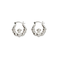 Claddagh Hoop Earring (Silver)