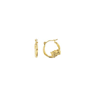 Rat Hoop Earrings (14K)