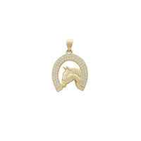 Glase-soti Horseshoe pendant (14K)
