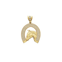 Glase-soti Horseshoe pendant (14K)