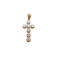 Iced-Out Cross Pendant (14K)