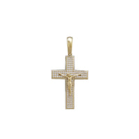 Iced Out Crucifix Pendant (14K
