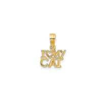I Love My Cat Pendant (14K)