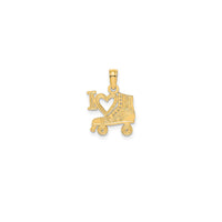 I Love Roller Skate Pendant (14K)