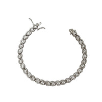 Icy Twist-Link Bracelet (Silver)