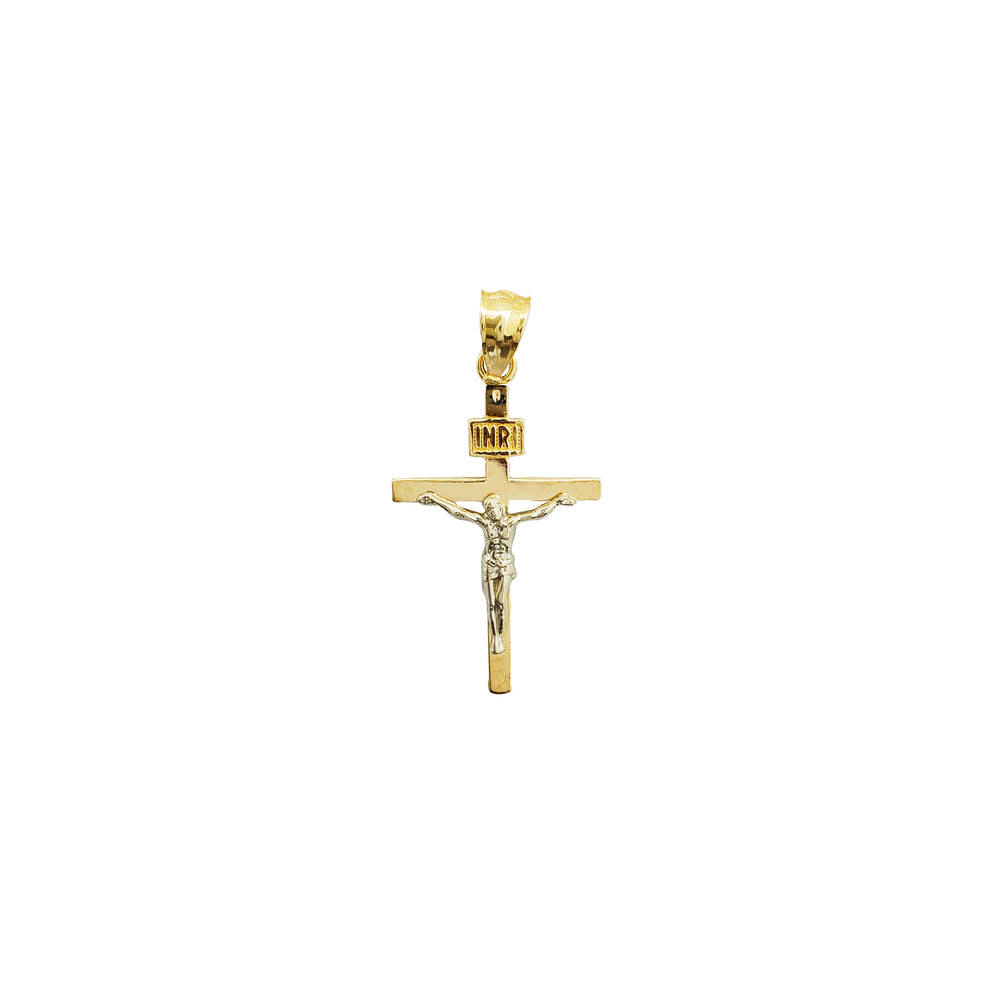 Plain Jesus Crucifix Pendant (14K)