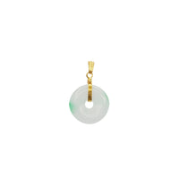 Jade Pi Disc Pendant (14K)