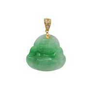 Diamond Jade Pendant (14K)