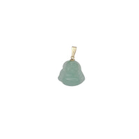 Jade Laughing Buddha Pendant (14K)