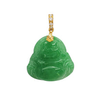 Diamond Jade Pendant (14K)