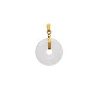 Jade Pi Disc Pendant (14K)